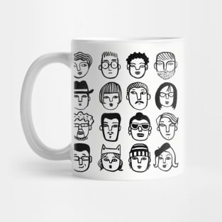 Faces in the Crowd Mug